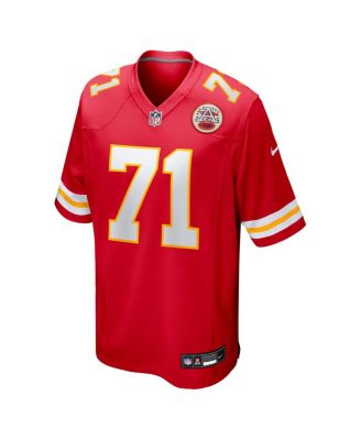 Men's Josh Simmons Red Kansas City Chiefs 2025 NFL Draft First Round Pick Game Jersey