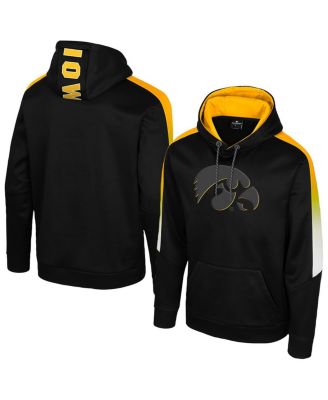 Colosseum - Men's Black Iowa Hawkeyes The Gang Blackout Hoodie