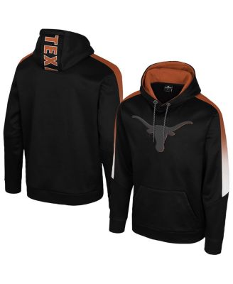 Colosseum - Men's Black Texas Longhorns The Gang Blackout Hoodie