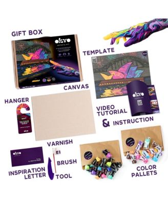 OKTO Air-Dry Clay 3D Painting Kit – Sydney Opera House (11.8 x 15.7 in)