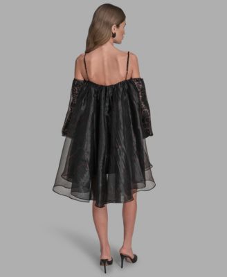 Women's Animal Print Sweetheart Neck Short Dress