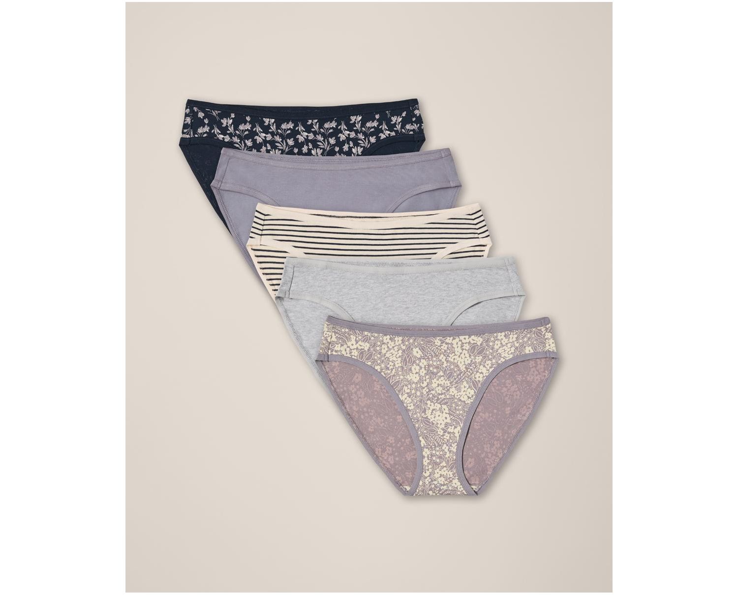 Women's Everyday Classic Fit Bikini 5-Pack