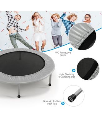 Mini Folding 36'' Trampoline Portable Recreational Fitness Rebounder