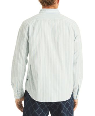 Men's Printed Long-Sleeve Oxford Shirt