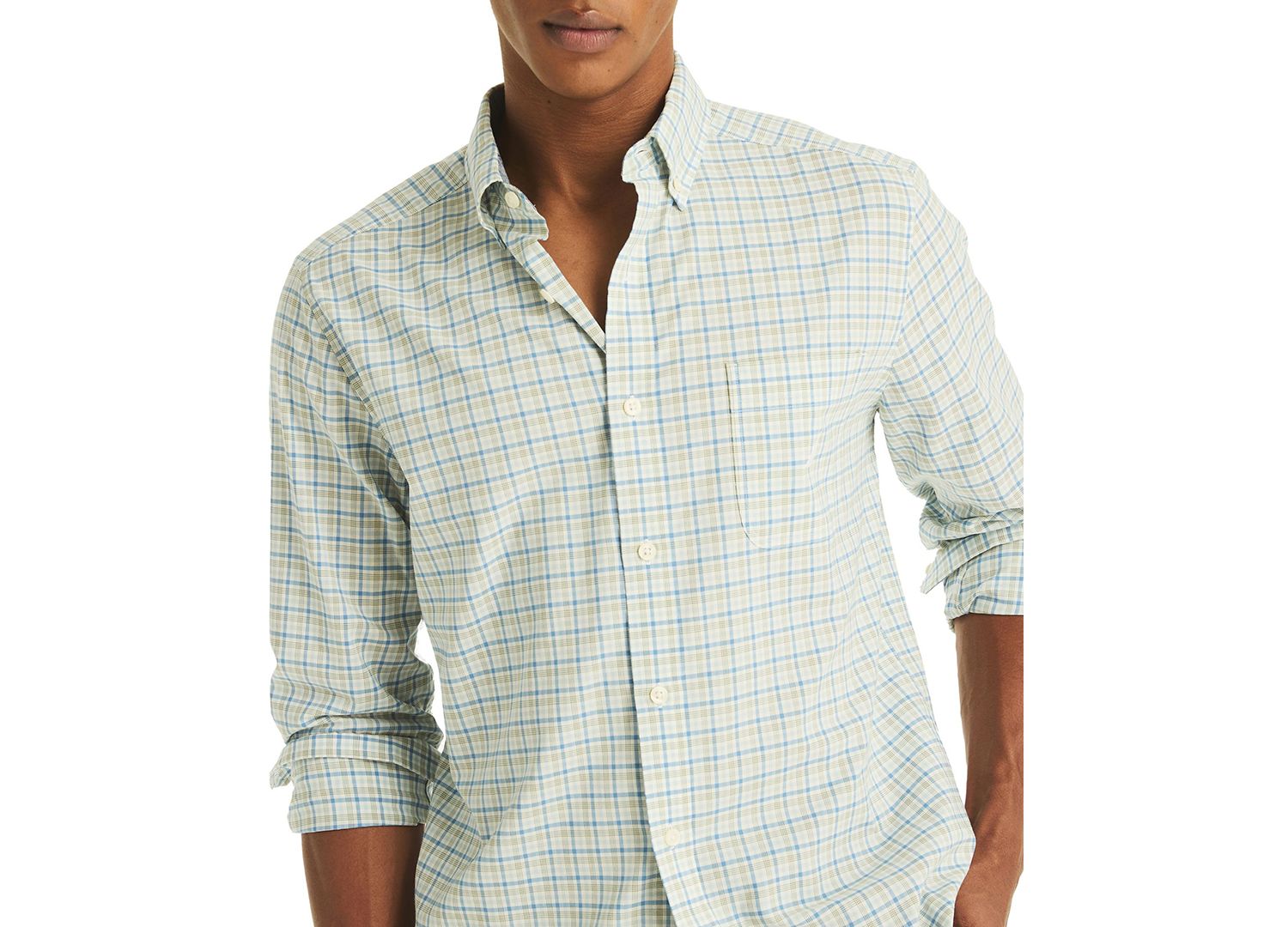 Men's Long-Sleeve Plaid Shirt