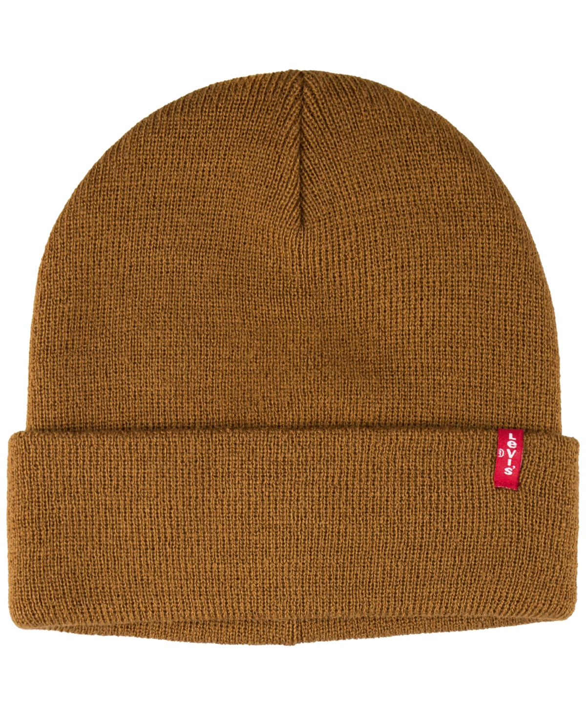 Levi's Men's Adjustable Fold Over Cuff Beanie In Brown