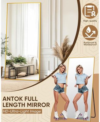 Full Length Mirror 58"x18" Oversized Floor Mirror