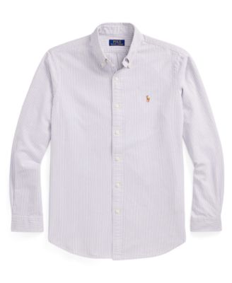 Men's Striped Long-Sleeve Shirt