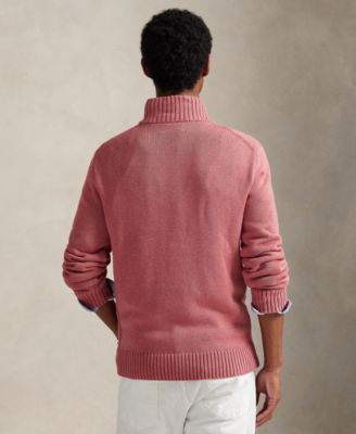 Cotton Quarter-zip Sweater