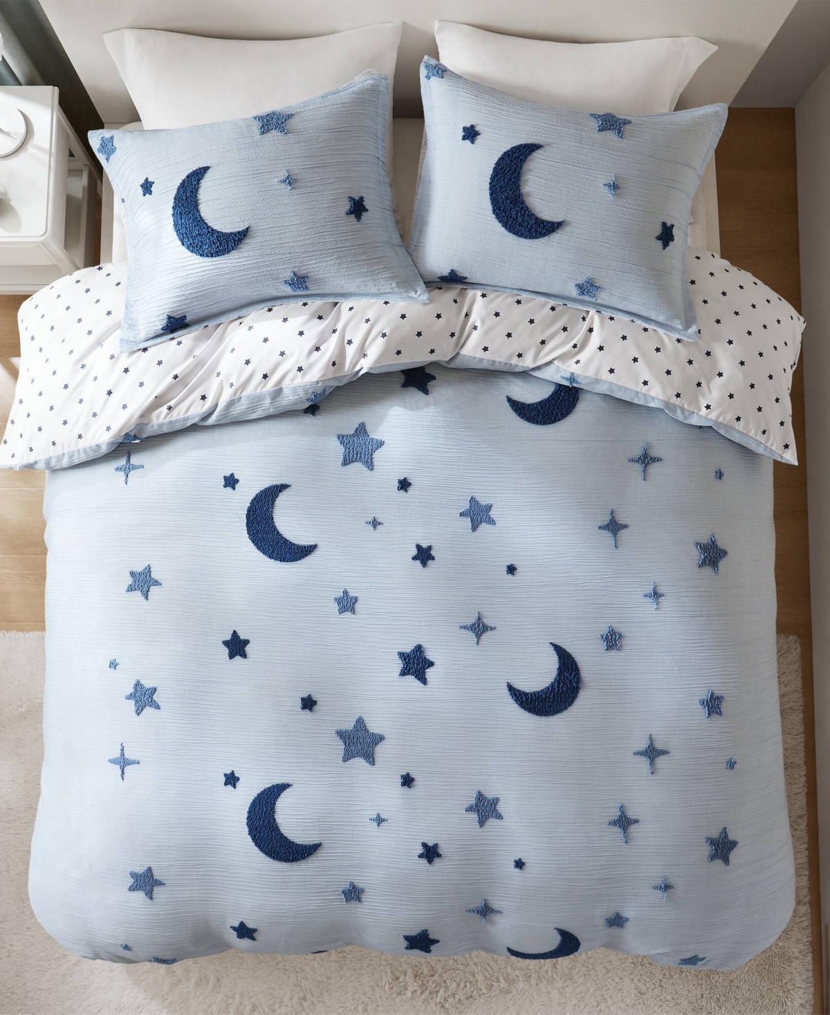 Intelligent Design Cosmos Celestial 2-pc. Duvet Cover Set, Twin In Blue