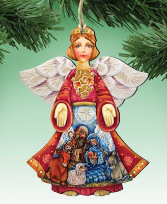 Nativity Christmas Angel Ornament