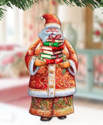 Santa's Book Collection Ornament
