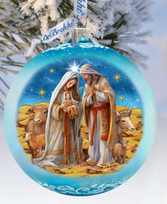 Bethlehem's Miracle Glass Ornament