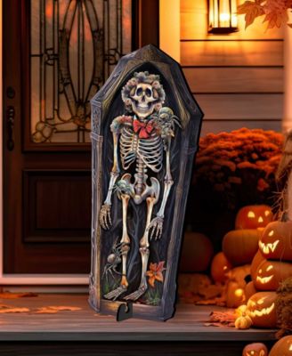 Skeleton Coffin Outdoor D&eacute;cor