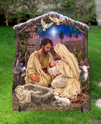Jesus Is Lord Outdoor Yard Wood D&eacute;cor