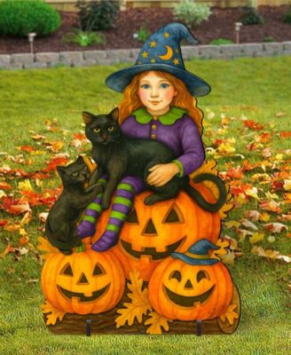 Halloween Witch Outdoor Garden D&eacute;cor