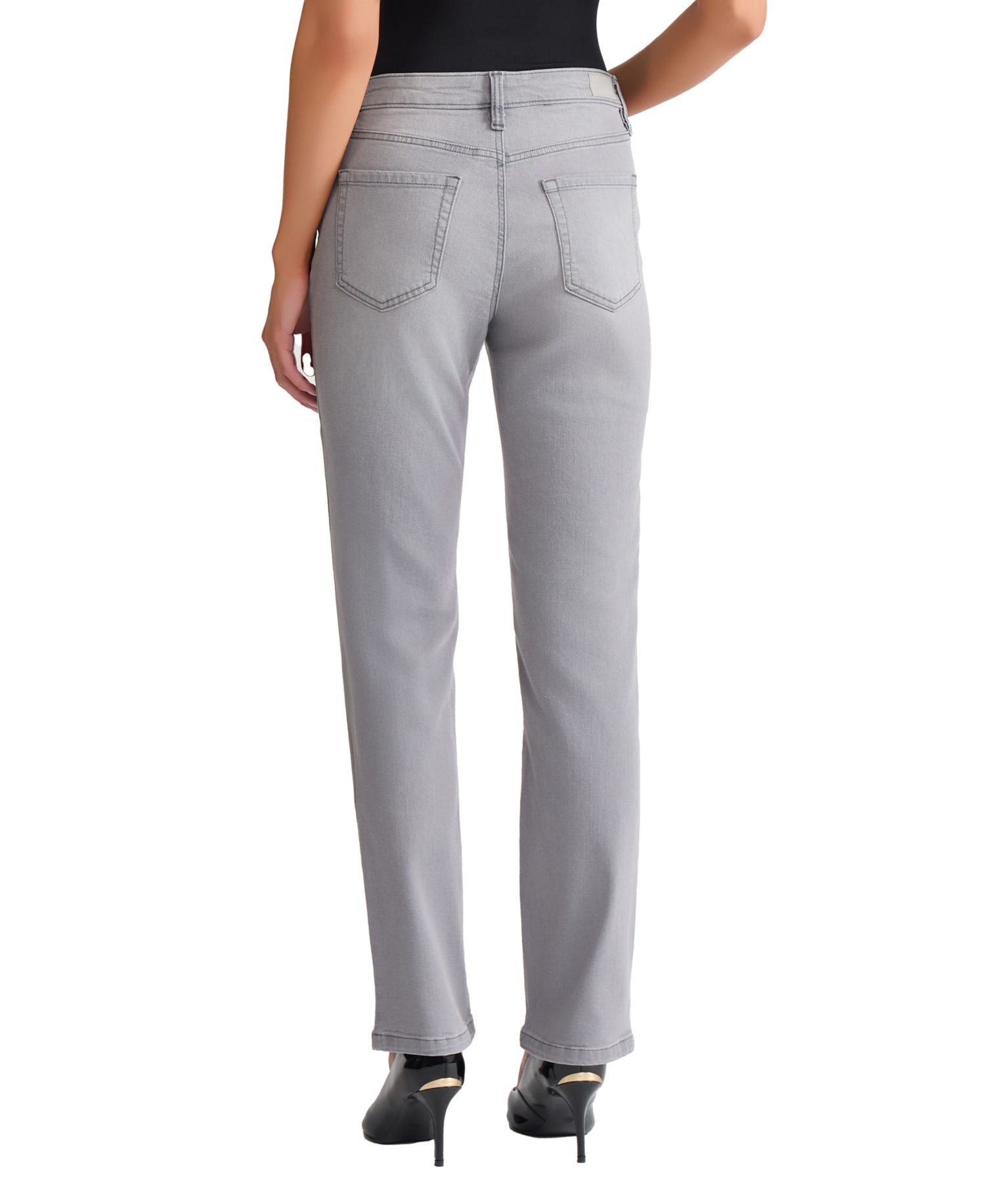 Women's Lexington Mid Rise Straight Leg Denim Jeans