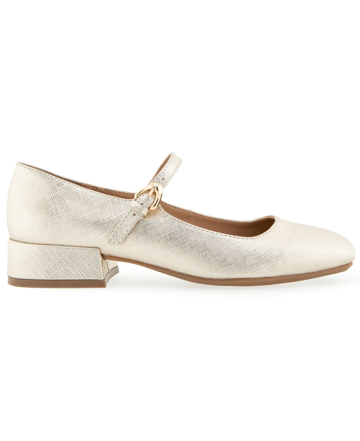 Aerosoles Isannah Mary Jane Pump In Gold