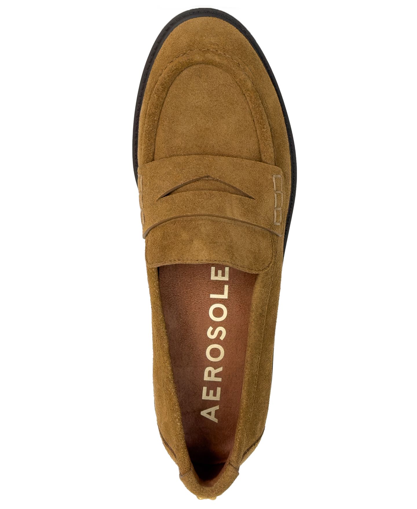 Женские туфли Aerosoles Poeta Tailored Loafer, цвет: Табачный замшевый — фото 4