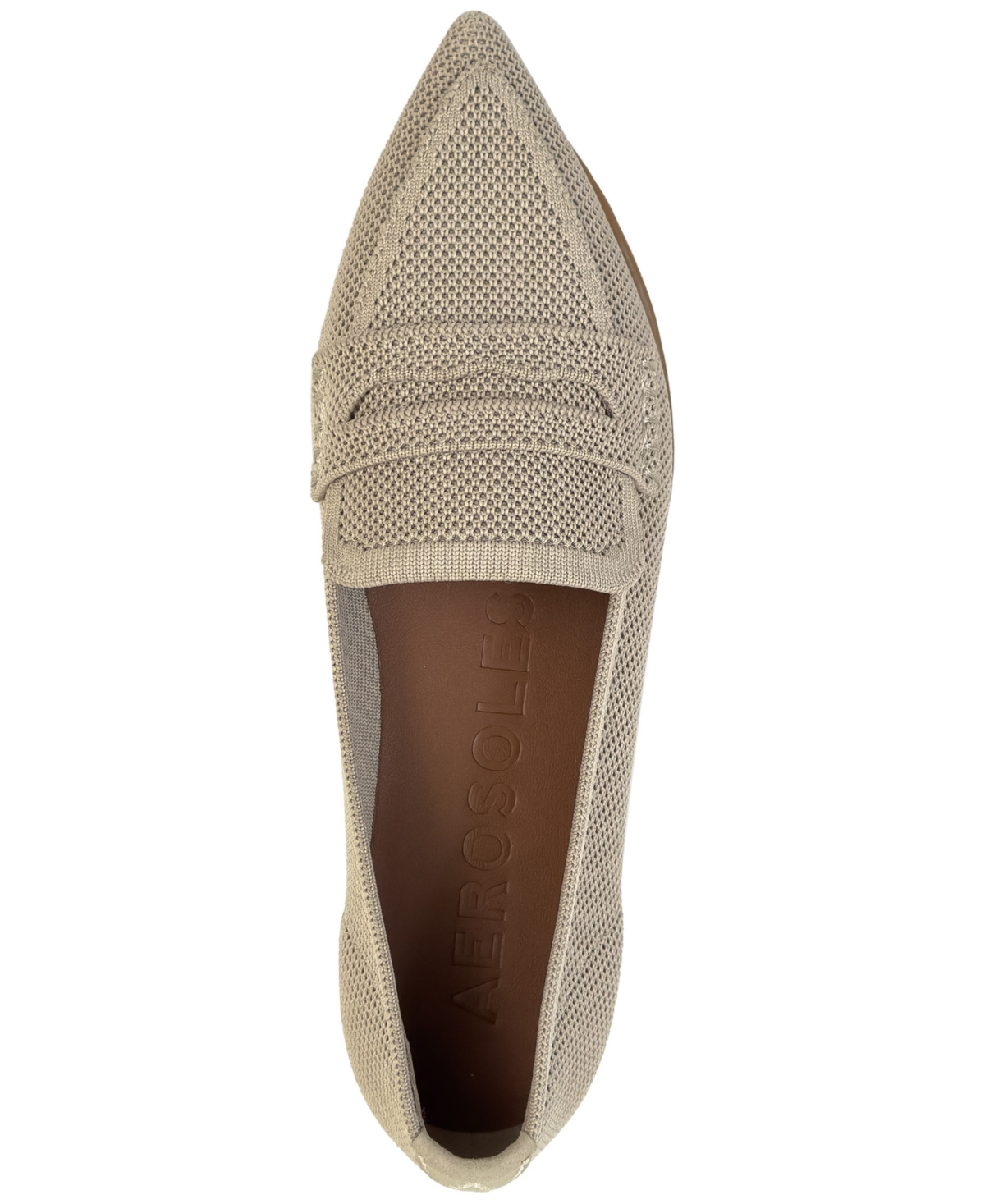 Aerosoles Women's Davien Casual Knit Flat In Brown
