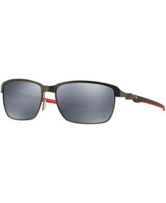 Oakley Polarized Sunglasses, OO6018 Tinfoil Carbon - Macy's