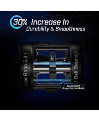 Chaos XS Baitcaster Reinforced Metal Body Reel for Saltwater Inshore, Surf Trolling & Big Freshwater Fish, Powerful & Smooth