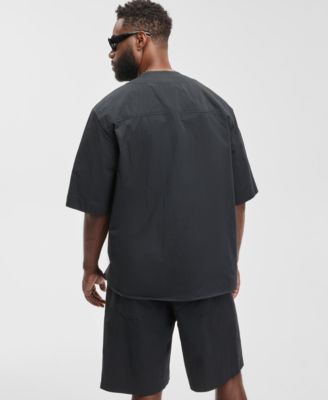 Men's Relaxed Fit Short Sleeve Snap-Front Shirt, Macy's Exclusive