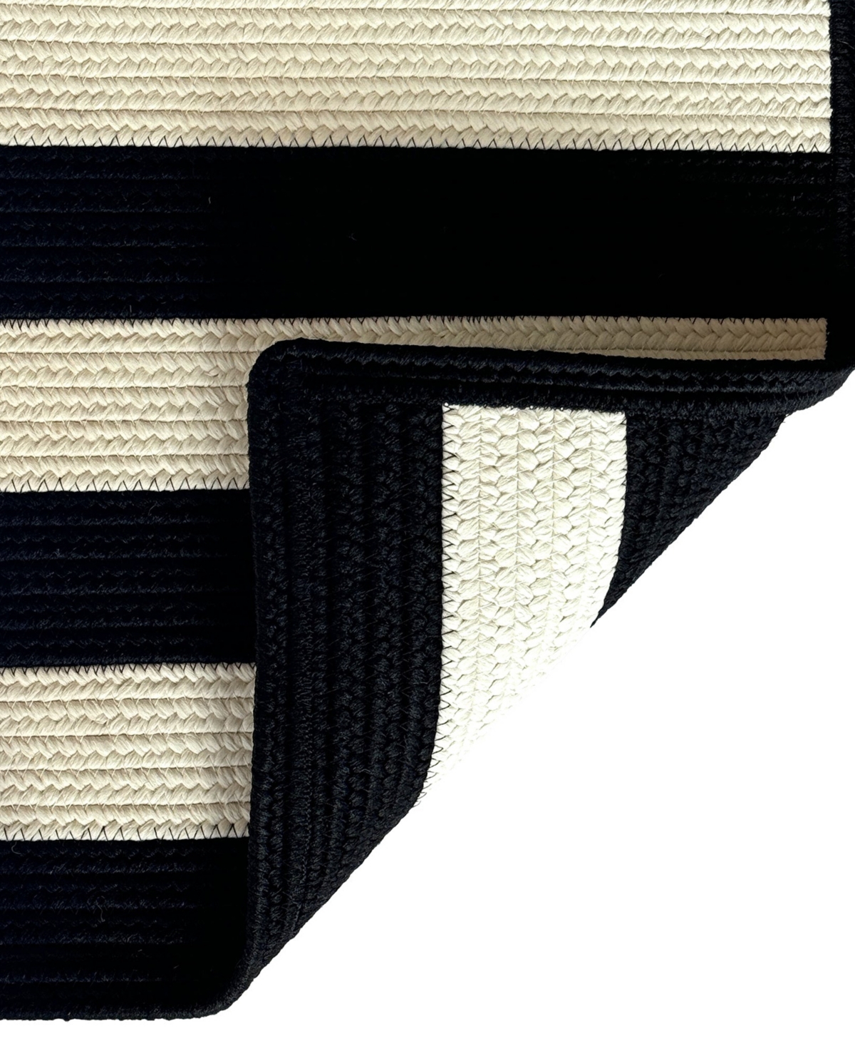 Capel Timeless Indoor/outdoor 0160 Cross Sewn 4'x6' Area Rug In Black