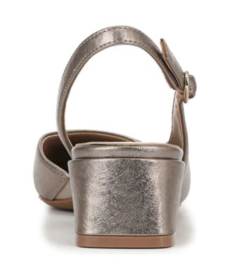 Women's Jayla Mid-Heel Square Toe Slingback Pumps