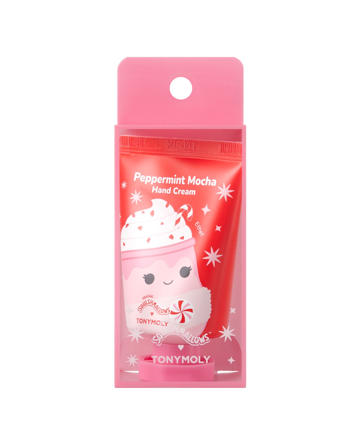Tonymoly X Squishmallow Ethel Peppermint Mocha Hand Cream, 1.01 Oz. In Transparent