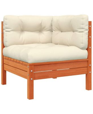 Garden Sofa Wax brown and cream