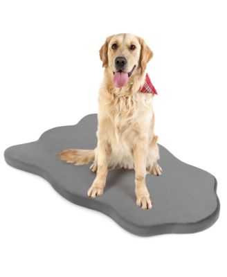 Dog Sleeping Mat Waterproof Dog Crate Pad Bed Mat with Memory Foam Support