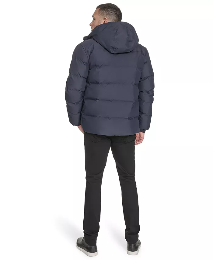 Men's Two Pocket Hooded Puffer Jacket - thumbnail 6