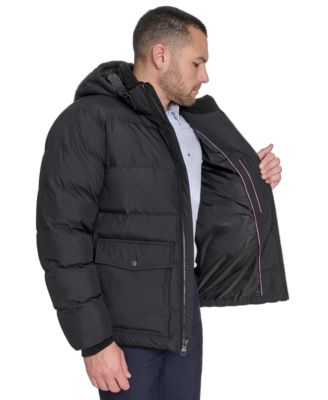 Men's Two Pocket Hooded Puffer Jacket