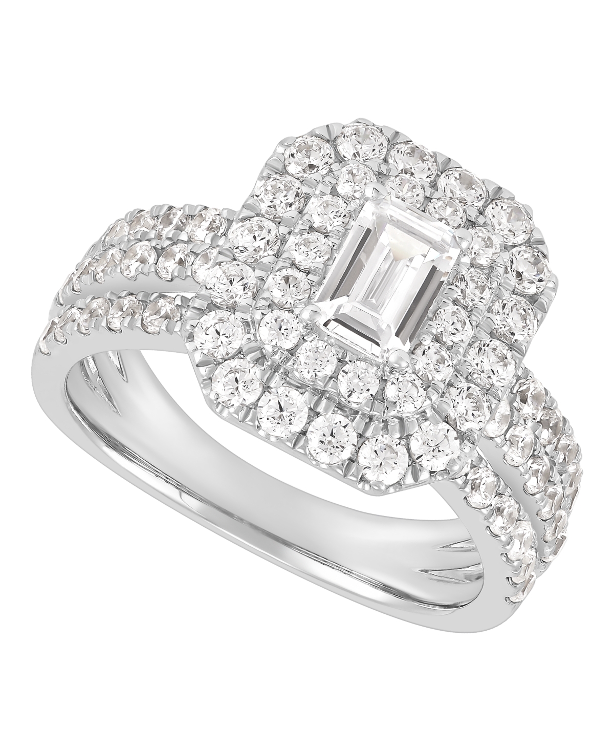 Grown With Love Lab-grown Diamond Ring (2 Ct. T.w.) In 14k White Gold In Gold