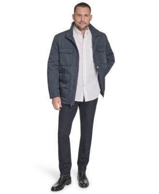 Men's Four Pocket Military-Inspired Field Jacket