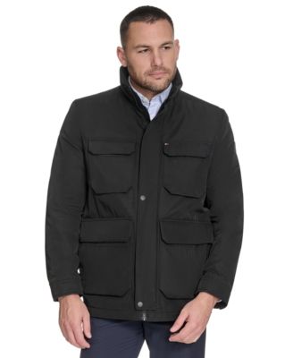 Men's Four Pocket Military-Inspired Field Jacket