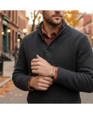 Thick Heavy Solid Sterling Silver 7MM Figaro Chain Link Bracelet