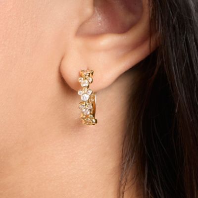 Mickey Mouse Endless Hoop Earrings