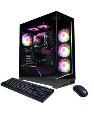 Gamer Supreme Liquid Cooled Gaming Desktop Computer, Intel Core Ultra 7 265KF 3.9GHz, 32GB RAM, 2TB SSD, NVIDIA GeForce RTX 5070 12GB,