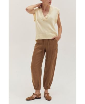 Women's Eden Woven Cargo Jogger Pants