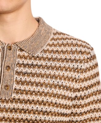 Men's Striped Polo Shirt