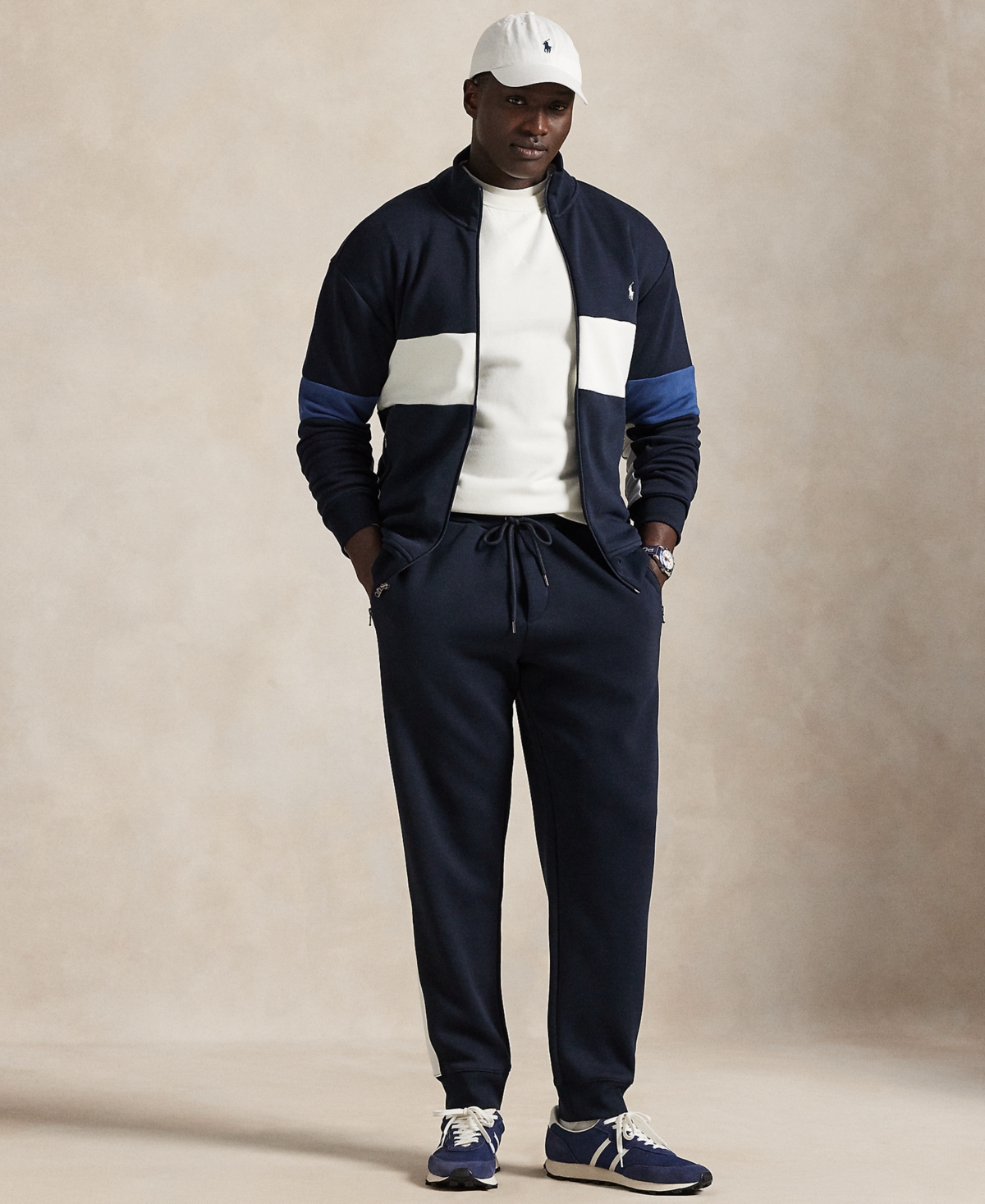 Polo Ralph Lauren Men's Big & Tall Double Knit Long Sleeves Sweatshirt