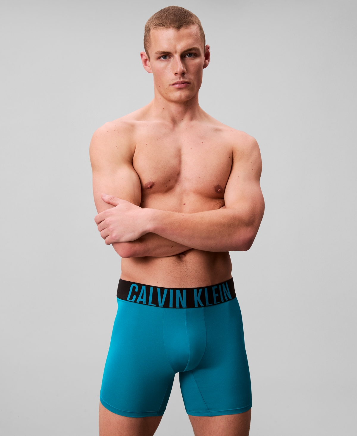 Calvin Klein Men's 3-pack Intense Power Micro Boxer Briefs In Blue