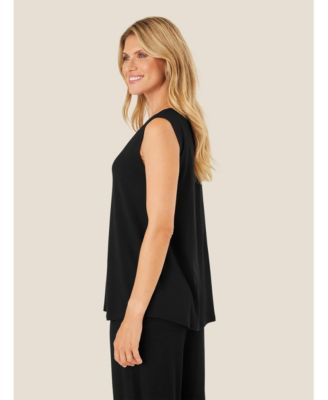 Women's MaElisa Sleeveless Round Neck Blouse
