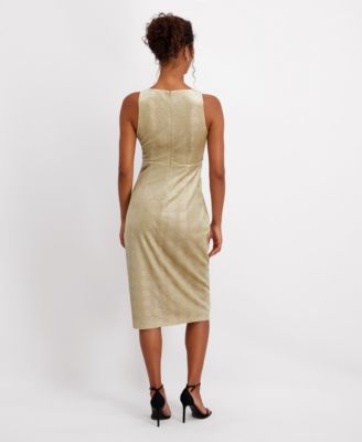 Women's Foiled Sleeveless Dress