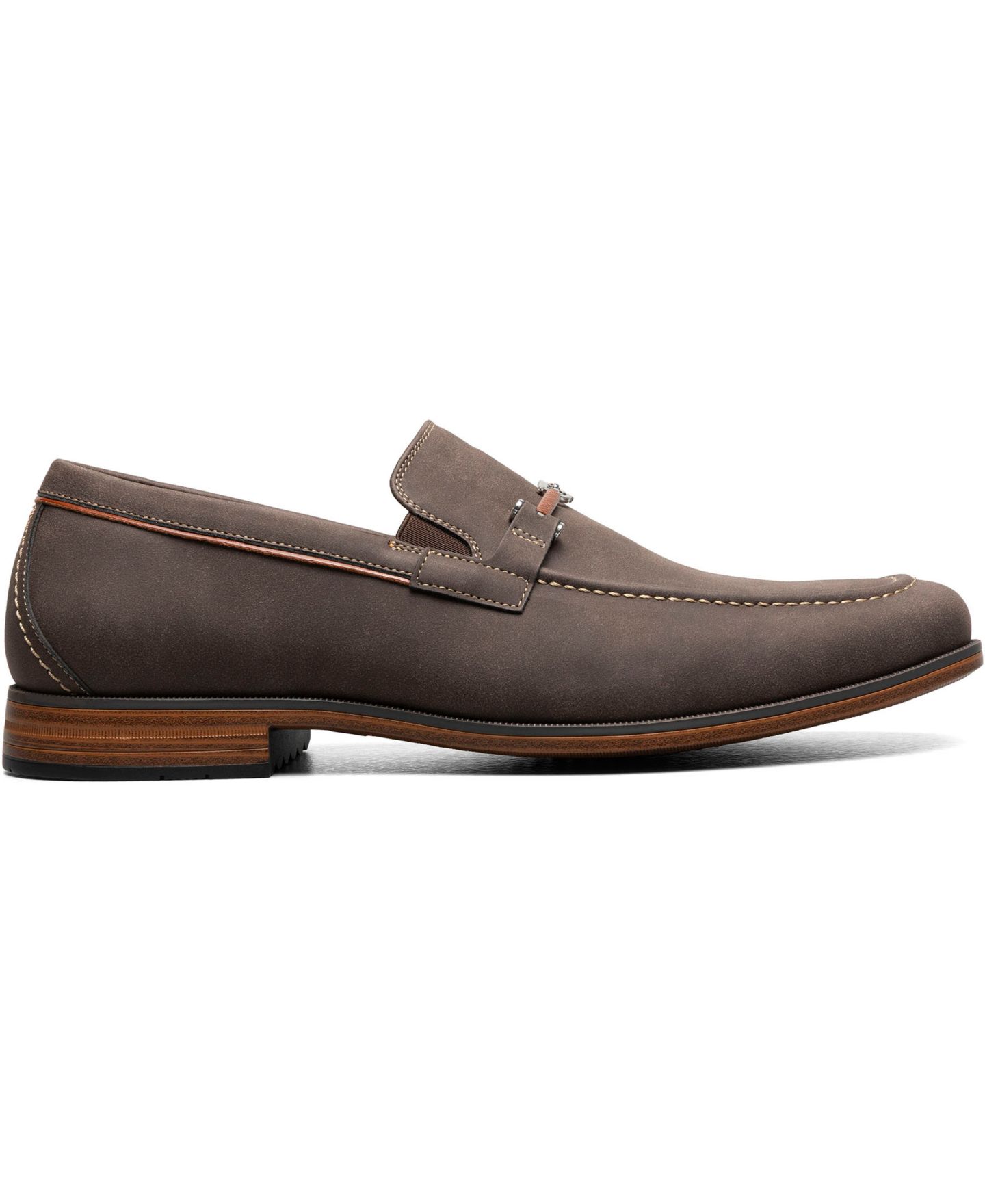 Мужские туфли Stacy Adams Richardson Almond Toe Bit Slip-On, цвет: Коричневый — фото 3