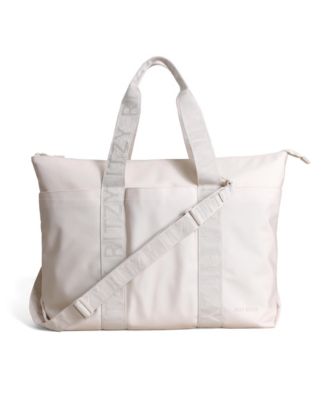 Itzy Ritzy Baby Belong Weekender Tote Woven Chocolate - Cream