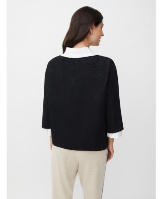 Women's MaDarmi 3/4 Sleeve Round Neck Top