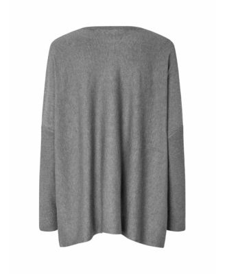 Women's Long Sleeve Round Neck Knit Jumper